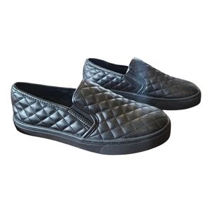 LaForst Slip On Slip Resistant Quilted Black Shoes Size 8.5 Women's
